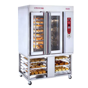015-XR8GSSTANDNG Natural Gas Rotating Rack Oven - 120v/1ph