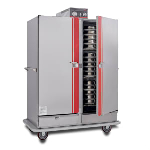 503-BB1300 Heated Banquet Cart - (120) Plate Capacity, Stainless, 120v