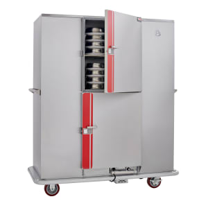 503-BB200D Heated Banquet Cart - (200) Plate Capacity, Stainless, 120v