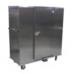503-BB120E Heated Banquet Cart - (144) Plate Capacity, Stainless, 120v