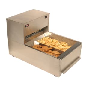 503-CNH18 18" Crisp N Hold Fry Warmer Dump Station - Underburner, 120v