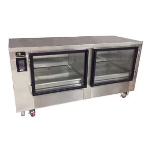503-GC12 Undercounter Non-Insulated Mobile Growing Cabinet w/ (4) Growing Flat Capacity, 120v