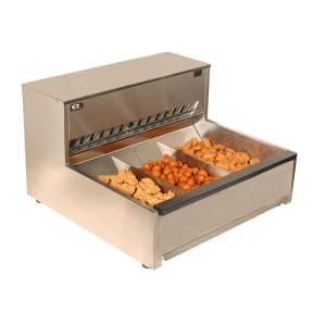 503-CNH28 28 1/8" Crisp N Hold Fry Warmer Dump Station - Underburner, 208v