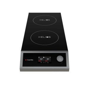 084-HTF9500FB351 Helios Countertop Commercial Induction Cooktop w/ (2) Burners, 240v