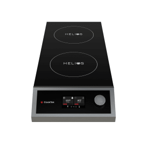 084-HTF9500FB251 Helios Countertop Commercial Induction Cooktop w/ (2) Burners, 240v