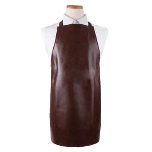752-CLVAHD1 Bib Apron - 26" x 28", Vinyl, Light Brown
