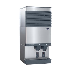 608-110CT425WS 425 lb Countertop Water & Nugget Ice Dispenser - 90 lb Storage, Cup Fill, 115v