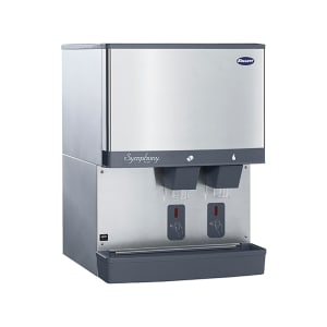 608-110CMNIS Countertop Water & Cube Ice Dispenser w/ 110 lb Storage - Cup Fill, 115v