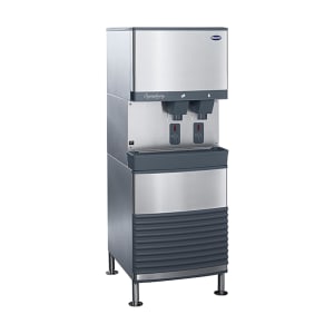 608-110FB425WS 380 lb Freestanding Water & Nugget Ice Dispenser - 90 lb Storage, Cup Fill, 115v