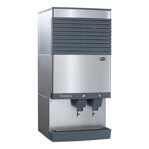 608-110CT425AL 425 lb Countertop Water & Nugget Ice Dispenser - 90 lb Storage, Cup Fill, 115v