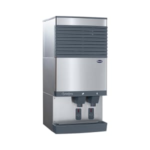 608-110CT425AS 425 lb Countertop Water & Nugget Ice Dispenser - 90 lb Storage, Cup Fill, 115v