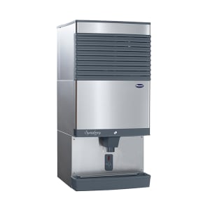 608-110CT425ASI 425 lb Countertop Nugget Ice Dispenser - 90 lb Storage, Cup Fill, 115v
