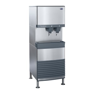 608-110FB425WL 380 lb Freestanding Water & Nugget Ice Dispenser - 90 lb Storage, Cup Fill, 115v