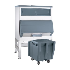 608-DEV1300SG48ICS Center Mounted Ice Bagger w/ 1320 lb Bin