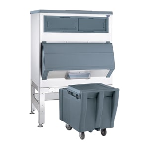 608-DEV1325SG60ICS Center Mounted Ice Bagger w/ 1325 lb Bin