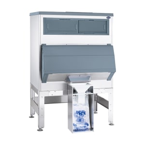 608-DEV1080SG60BG Center Mounted Ice Bagger w/ 1080 lb Bin