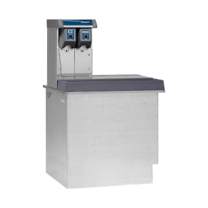 608-VU155N0RP Countertop Water & Nugget Ice Dispenser - 150 lb Storage, Cup Fill, 115v