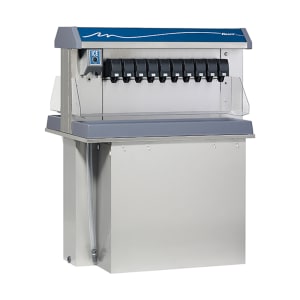 608-VU300M24DL Countertop Nugget Ice & Soft Drink Dispenser - 300 lb Storage, Cup Fill, 115v