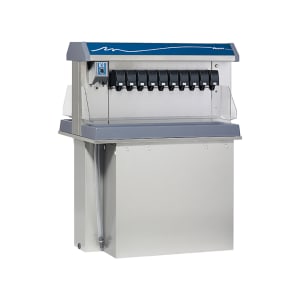 608-VU300M24DP Countertop Nugget Ice & Soft Drink Dispenser - 300 lb Storage, Cup Fill, 115v