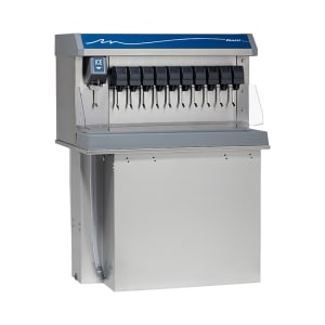 608-VU300B10RL Countertop Nugget Ice & Soft Drink Dispenser - 300 lb Storage, Cup Fill, 115v