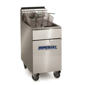 406-IFS75 Gas Fryer - (1) 75 lb Vat, Floor Model, Natural Gas