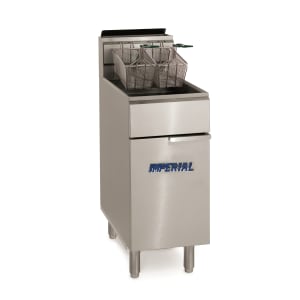 406-IFS50NG Gas Fryer - (1) 50 lb Vat, Floor Model, Natural Gas