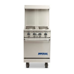 406-IR4E 24" Pro Series 4 Sealed Element Electric Range w/ Space Saver Oven, 208v/1ph