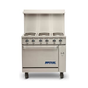 406-IR6E2081 36" Pro Series 6 Sealed Element Electric Range w/ Standard Oven, 208v/1ph
