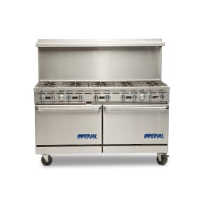 406-IR10LP 60" 10 Burner Gas Range w/ (2) Standard Ovens, Liquid Propane