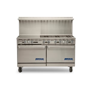 406-IR6G24TE 60" Pro Series 6 Sealed Element Electric Range w/ Griddle, 208v/1ph