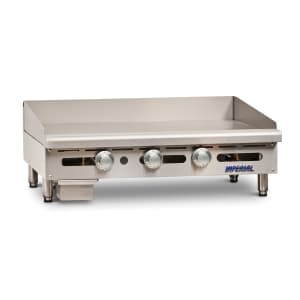 406-ITG36NG 36" Gas Griddle w/ Thermostatic Controls - 1" Steel Plate, Natural Gas