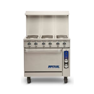 406-IR6EC2081 36" Pro Series 6 Sealed Element Electric Range w/ Convection Oven, 208v/1ph