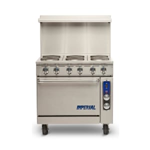 406-IR6EC2083 36" Pro Series 6 Sealed Element Electric Range w/ Standard Oven, 208v/3ph