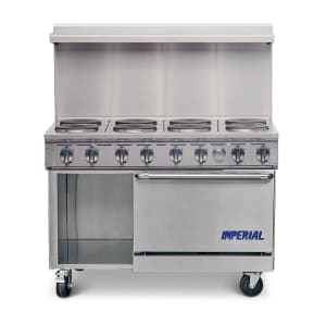 406-IR8EXB2081 48" Pro Series 8 Sealed Element Electric Range w/ Standard Oven, 208v/1ph