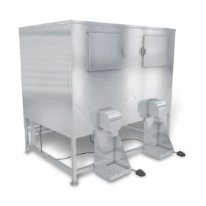 954-DISP2000IBU Center Mounted Ice Bagger w/ 2254 lb Bin
