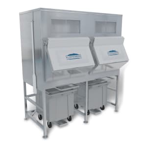 954-IFS2400250 Center Mounted Ice Bagging & Dispensing System w/ 2576 lb Bin