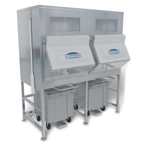 954-IFS1700250 Center Mounted Ice Bagging & Dispensing System w/ 1818 lb Bin