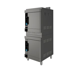 301-SIRIUSII10NG (10) Pan Convection Steamer - Legs, Natural Gas