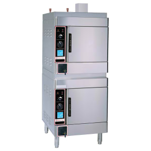 301-SIRIUSII8LP (8) Pan Convection Steamer - Legs, Liquid Propane
