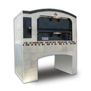 840-MB236NG Slice Series Floor Model Single Pizza Deck Oven - Natural Gas