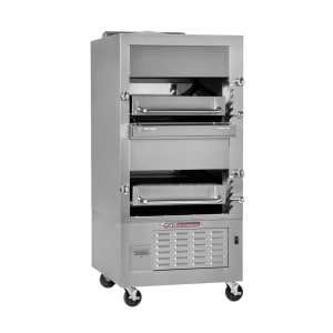 348-270NG Double Infrared Deck Radiant Broiler, Free Standing, Natural Gas