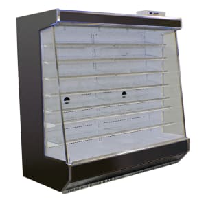 612-RSC6RA016 73 1/2" Vertical Open Air Cooler w/ (8) Levels - For Remote Refrigeration, 115v