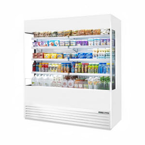 598-TOAM72GSHCNSL01W 72" Vertical Open Air Cooler w/ (5) Levels, White, 208-230v