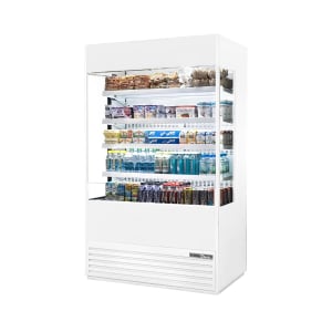 598-TOAM48GSHCNSL01W 48" Vertical Open Air Cooler w/ (5) Levels, White, 208-230v
