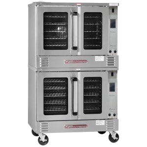 348-PCE15BTDV2083 Platinum Ventless Bakery Depth Double Full Size Convection Oven - 7.5kW, 208v/3ph