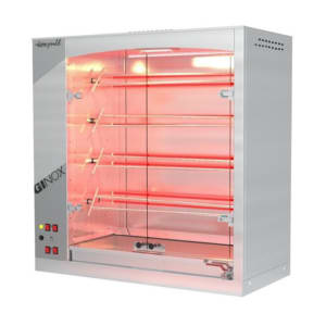 127-MAG404SELECTRIC MAG S Series Electric 4 Spit Rotisserie w/ 16 Bird Capacity, 220v