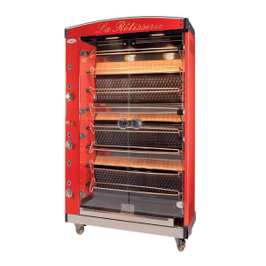 127-MAGFLAM408LP MAGFLAM Series Gas 8 Spit Rotisserie w/ 40 Bird Capacity, Liquid Propane