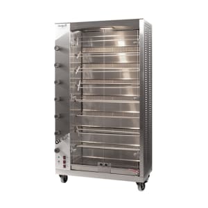 127-MAG408SGASLP MAG S Series Gas 8 Spit Rotisserie w/ 32 Bird Capacity, Liquid Propane