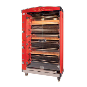 127-MAGFLAM408NG MAGFLAM Series Gas 8 Spit Rotisserie w/ 40 Bird Capacity, Natural Gas