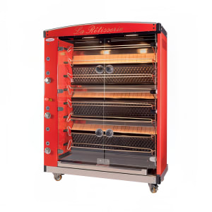 127-MAGFLAM588LP MAGFLAM Series Gas 8 Spit Rotisserie w/ 56 Bird Capacity, Liquid Propane